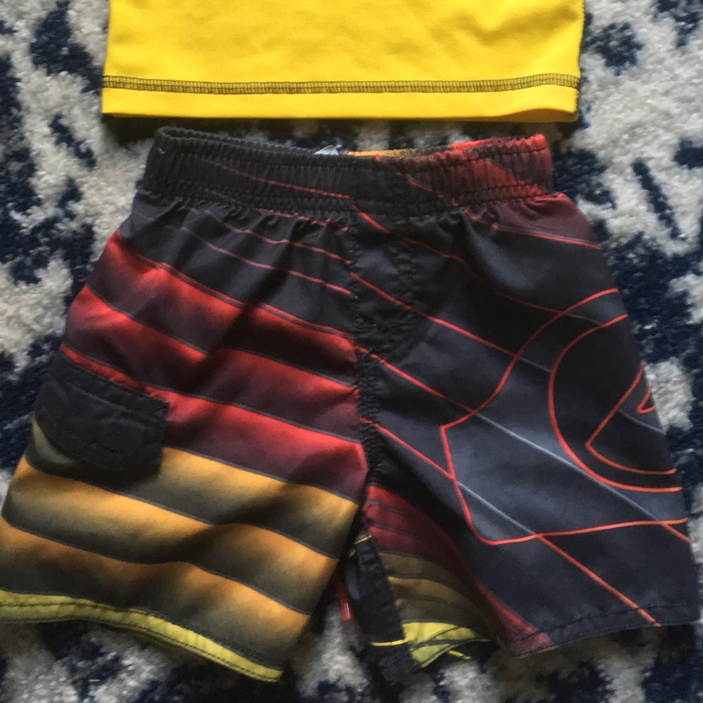 Size 12mon boys Quiksilver swim trunks